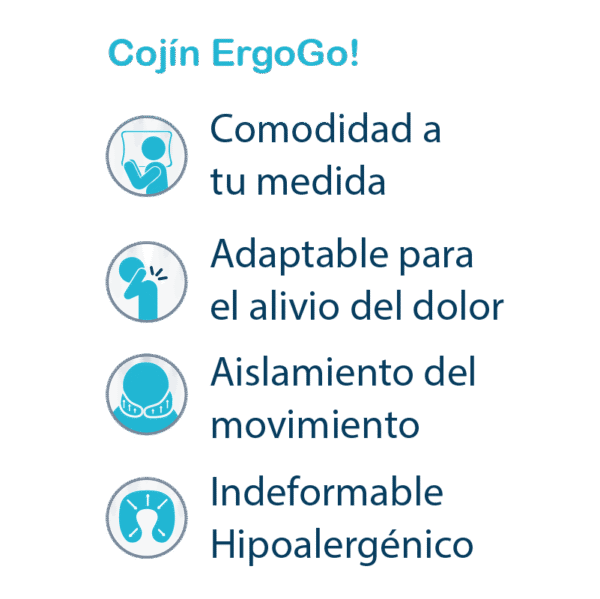 Cojín ErgoGo de Uso Cervical y Facial Palo de Rosa - Imagen 3
