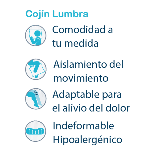 Cojín Lumbra Para Entrepiernas y Rodillas - Imagen 4